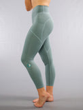 Women's Green Q2 Compress Pants