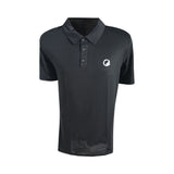 Black Men's Q2 Polo/Chest Logo